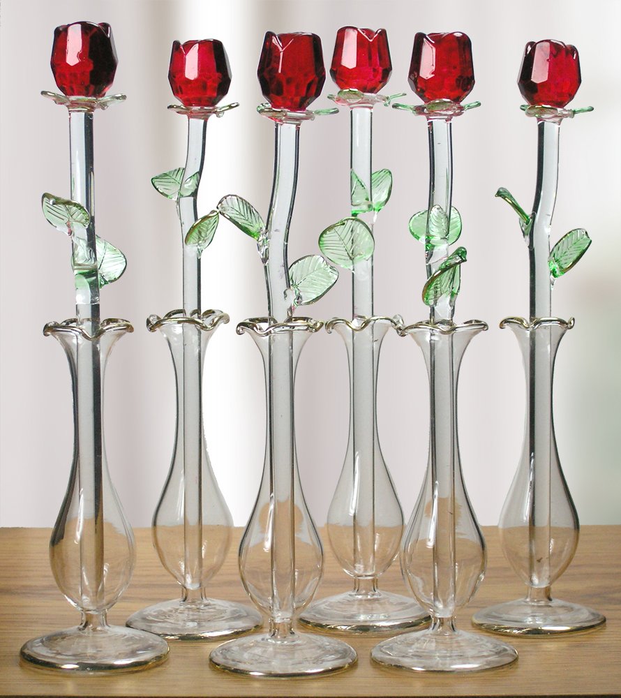 Amazon.co.jp: BANBERRY DESIGNS カットクリスタルレッドローズ